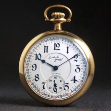 1920 Illinois Santa Fe Special GF Masonic 16S 21J Railroad Pocket Watch Amazing!