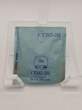 G-S Watch Crystal CY265-3H Elgin 7145-7146 11.7X11.2