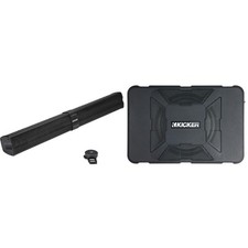 Kicker 47KPB2 PowerBar KPB2 34-inch BlueTooth Powered UTV Soundbar, Black Wea...