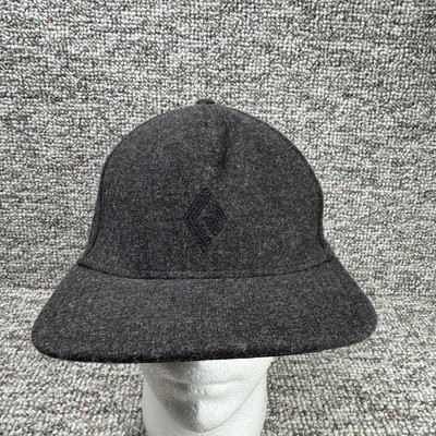 Black Diamond Mountain Equipment Stretch FItted Hat Cap Adult Mens S M Gray Wool