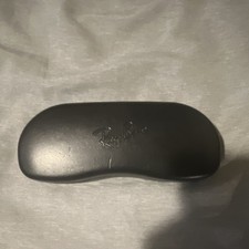 Ray-Ban Hard Eyeglass Case Black Plastic Unisex Portable for Glasses Sunglasses