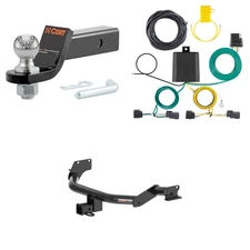 CURT Class 3 Towing Kit Trailer Hitch, Wiring, Ball Mount - 13420, 56501, 45836