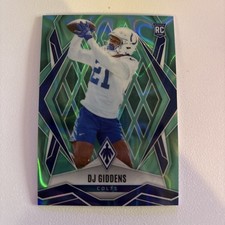 2025 Panini Phoenix - Rookies DJ Giddens #208 (RC) Green wave /175