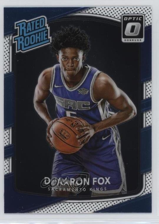 2017-18 Panini Donruss Optic Rated Rookie De'Aaron Fox #196 0rc7