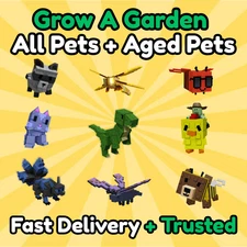 Grow A Garden (NEW PETS) 🪴 - All Pets | Aged Pets | Rainbow - Fast Delivery