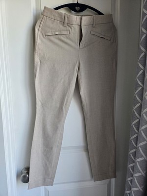GAP Skinny Ankle Pants   Beige   Stretch   Pockets   Flat Front   Women s 2