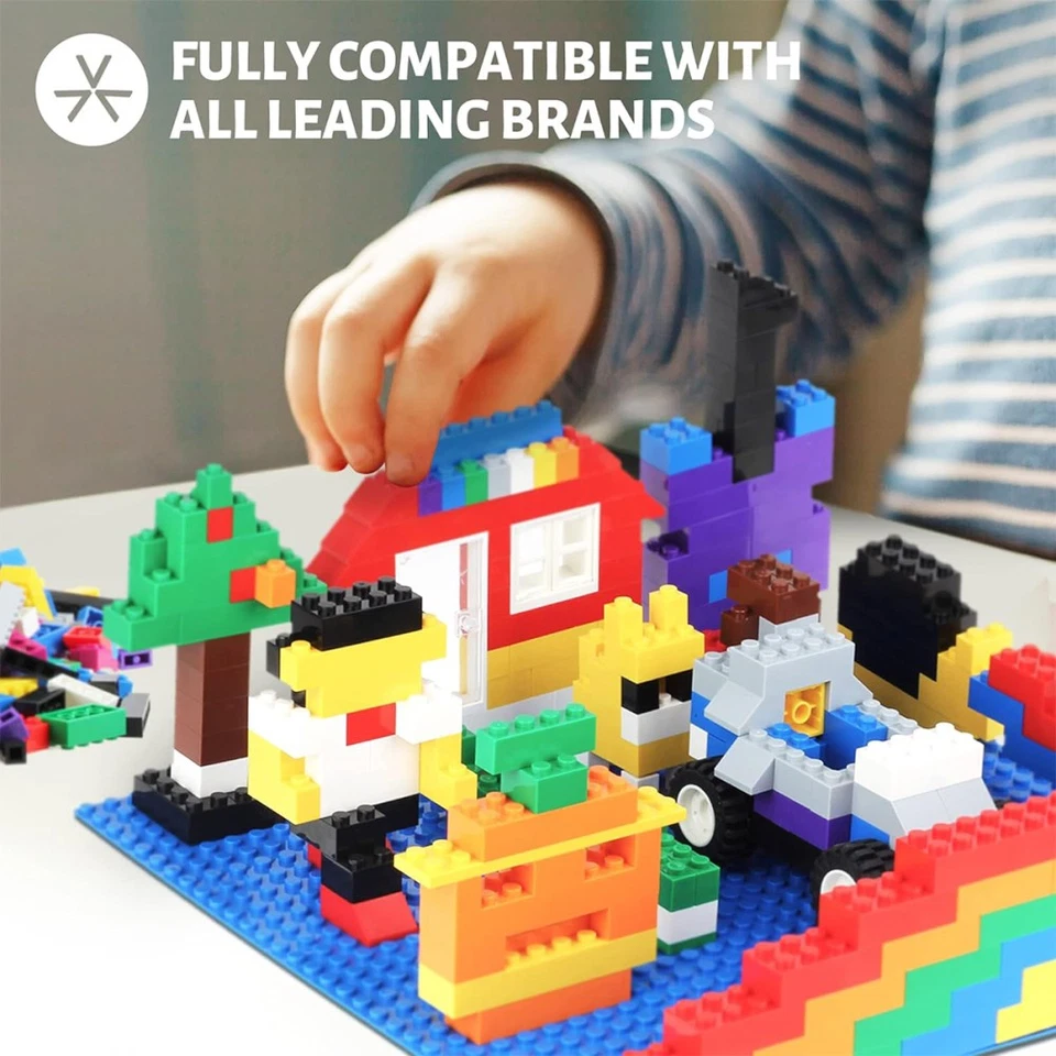 500/1500 Stücke Grundbausteine Steine Basic doppelreihige Grundbausteine Steine - Bild 2 von 4