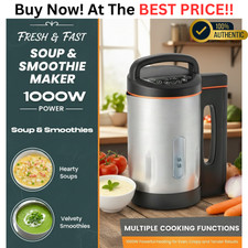 Premium Multi-Functional 1000W Smart Soup Maker 1.8L Stainless Steel,Fast & Easy