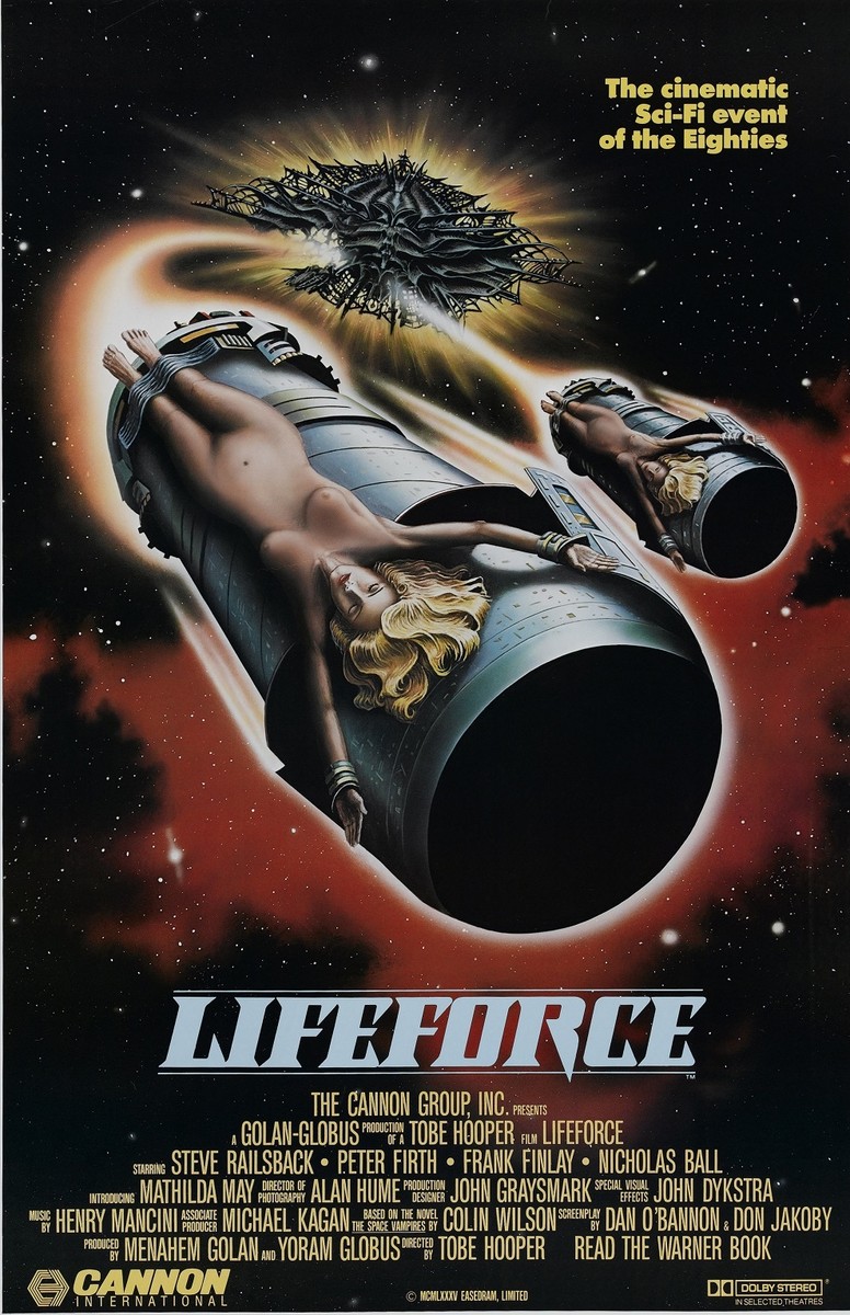 Lifeforce movie poster print - Tobe Hooper 11 x 17 inches