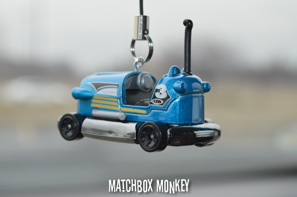 Custom Bumper Car Rear View Mirror Hanger Dangler Ornament Dodge Em Go