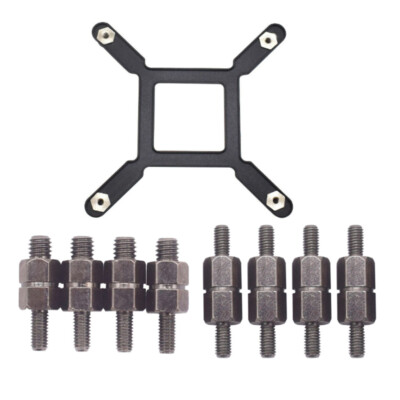 With Screws CPU Heatsink Retention Backplate 115X 1366 For Intel LGA 1155/1156