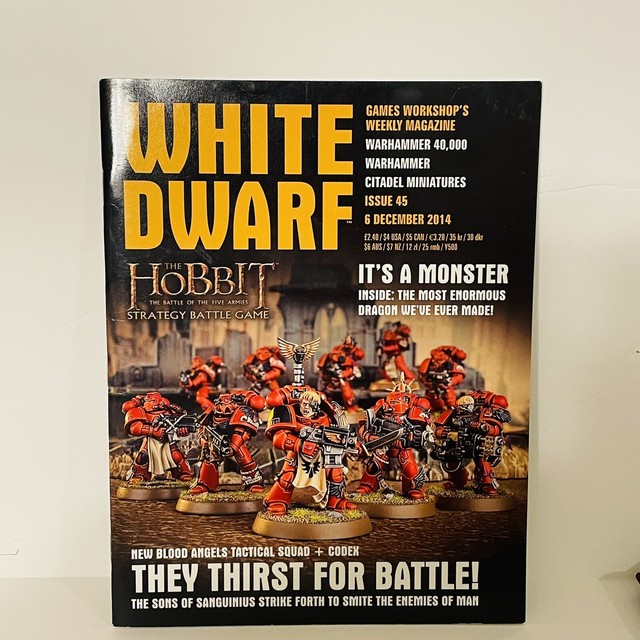 White Dwarf Magazine Issue 45 December 6 2014 Games Workshop Warhammer 40K
