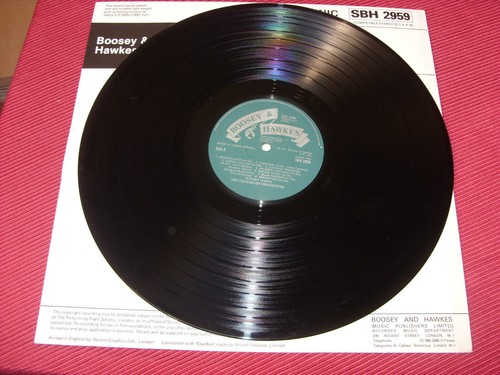 Boosey & Hawkes SBH 2959 Cavendish Orchestra Pastoral, Scenic NM Library LP - Picture 4 of 4
