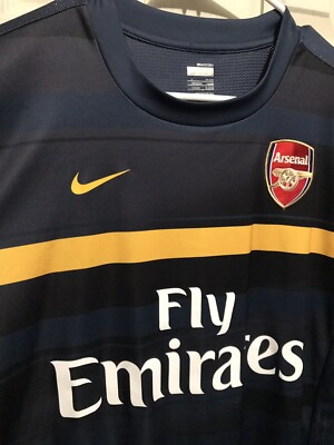 NIKE ARSENAL Football Soccer Dri-Fit Jersey Authentic Fly