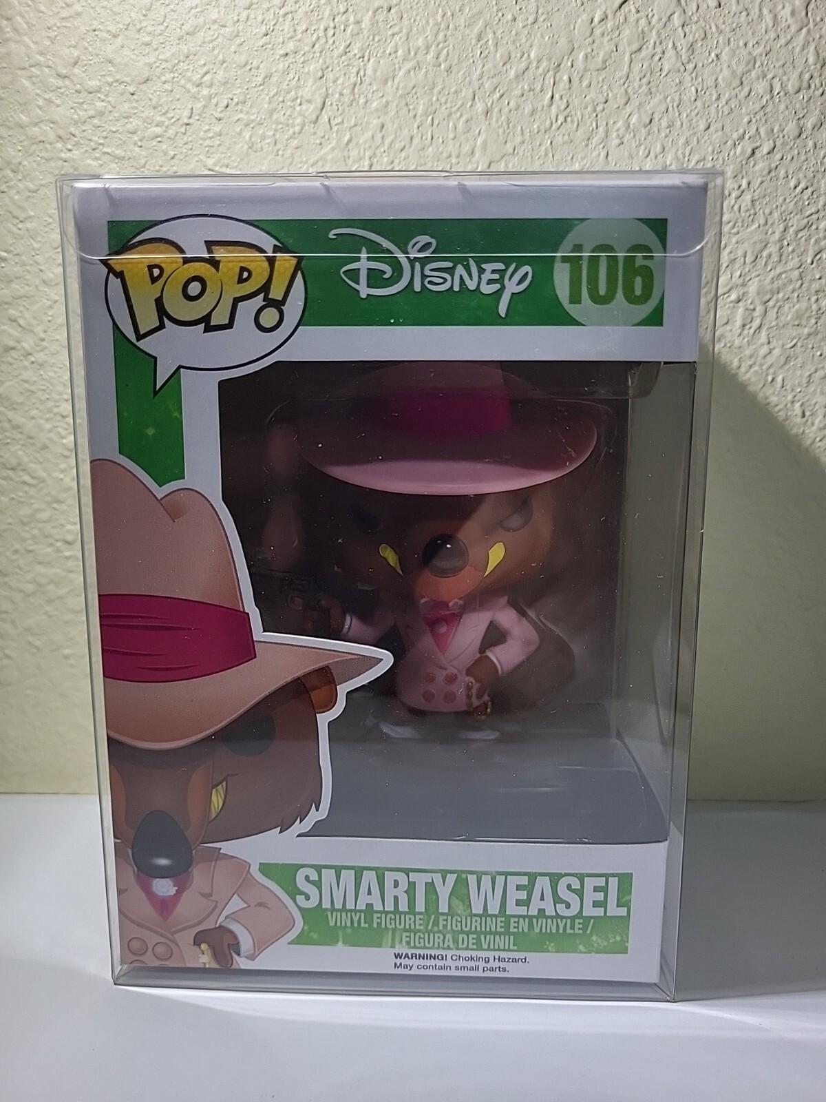 Funko Pop Disney Who Framed Roger Rabbit Smarty Weasel MIB W/ Protector 