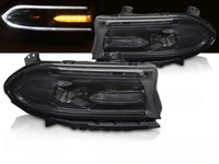 Scheinwerfer Paar Dodge Charger Ab 2014 Bis 2023 LED DRL Schwarz - 41359605