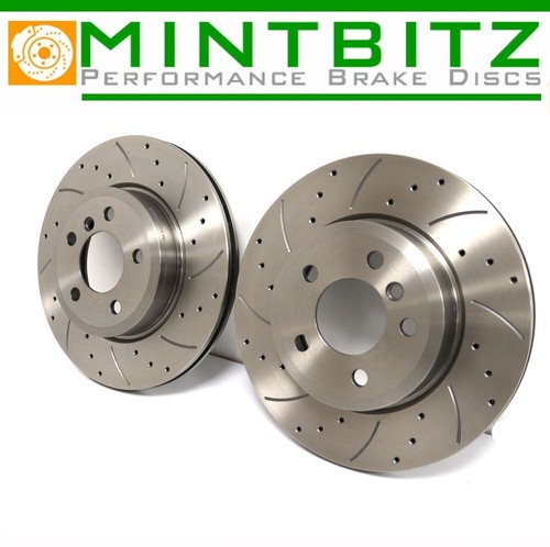 LEXUS LS460 4.6 XF40 10/2006-04/2010 FRONT BRAKE DISCS DRILLED GROOVED - 334mm - Picture 5 of 5