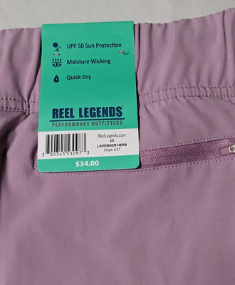 Reel Legends Plus Escapade Marble Splash Top at Women's Clothing