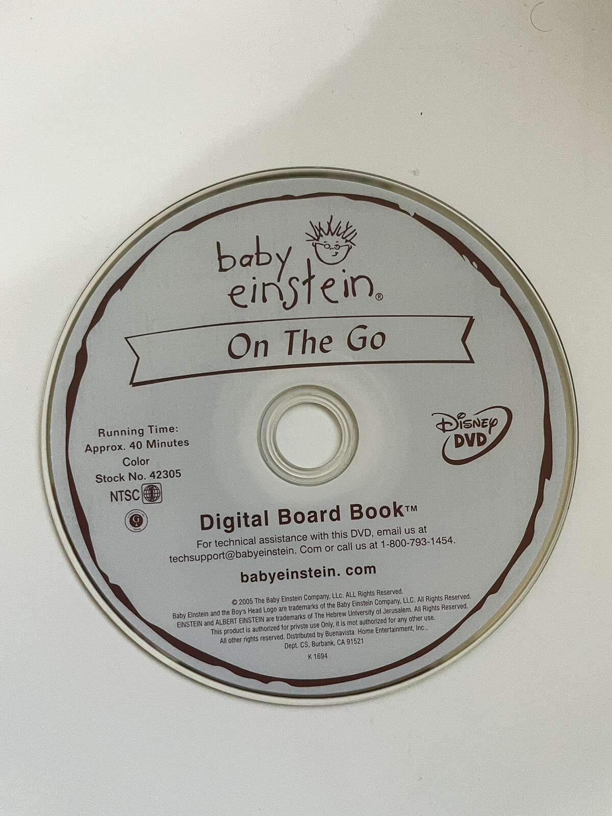 Baby Einstein Tm On The Go Riding Sailing And Soaring Dvd 05 For Sale Online Ebay