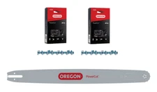 28" Bar & 2x Full Chisel Chains For Stihl MS462 MS500i, 280RNDD025 / 72EXL091(2)