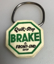 Quik Stop Brake And Front End Shop Vintage Advertising Car Repair Auto Work