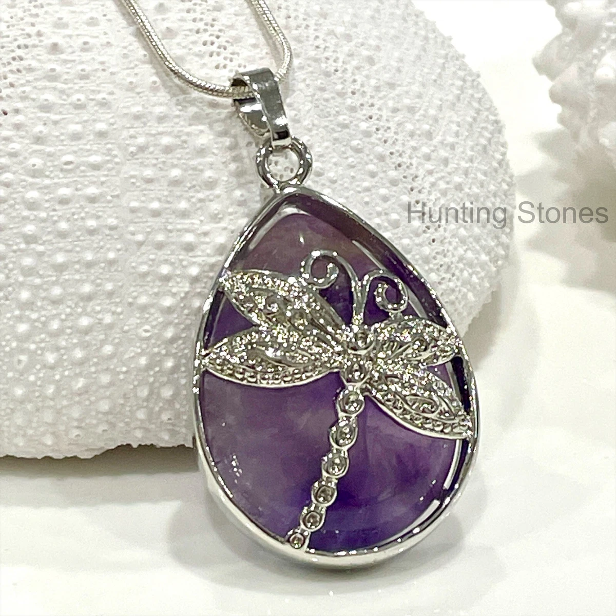 Amethyst dragonfly best sale necklace