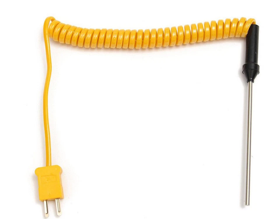 SONDA TERMOCOPPIA TIPO K -50  1200° A MANO LUNGA 100 MM  misura precisione - Immagine 4 di 4