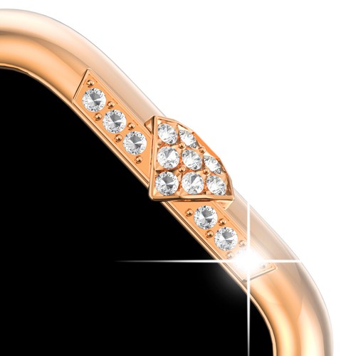Coque de protection écran Crystal Diamond Bling pour iWatch série 4 6 9 40/41/44/45mm - Photo 28 sur 30