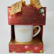 Godiva Milk Chocolate Hot Cocoa Mug, White