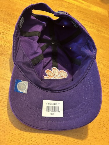 Cappello regolabile Clemson Tigers NCAA '47 marca viola da donna - Foto 4 di 6