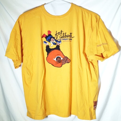 Vintage Platinum FUBU Fat Albert And The Junkyard Gang Shirt