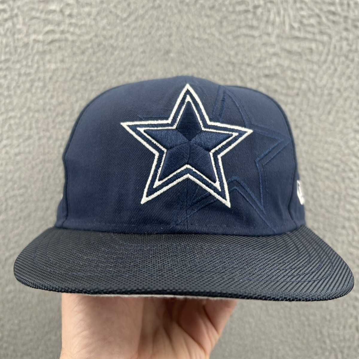 DALLAS COWBOYS AUTHENTIC HALL OF FAME ONE SIZE FITS MOST BLUE WHITE HAT Dallas Cowboys High Crown Fitted – Billionaire Boys Club main image 4