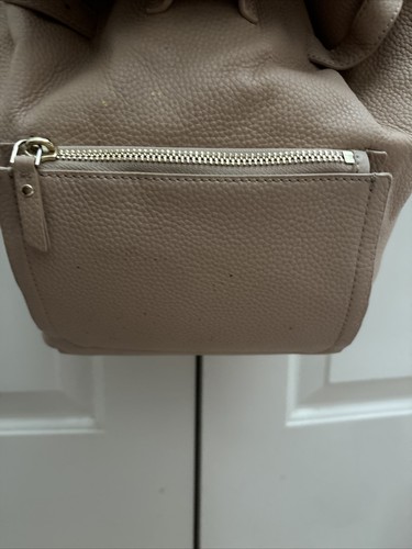 Reduced To Sell! Oroton Nude Beige( Musky Pink) Leather Backpack Cost $500 - Picture 3 of 10