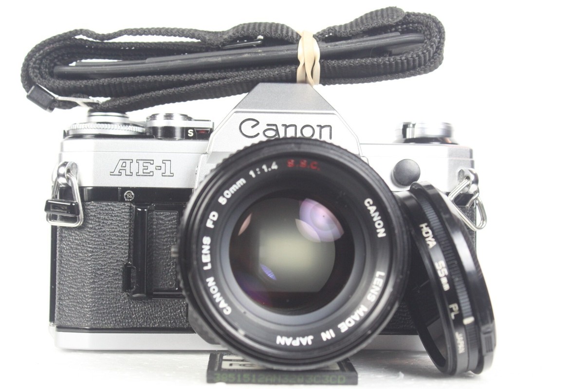 EX-Canon AE1 camera & 50mm/f1:1.4 FD-SSC lens | eBay EX-Canon AE1 camera & 50mm/f1:1.4 FD-SSC lens | eBay