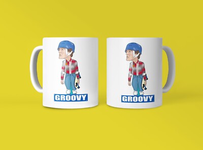 Only Fools Cartoon Rodney Groovy Gang Fan Made 11oz Weiß Keramik Neuheit Tasse
