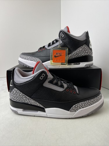 jordan 3 black cement ebay