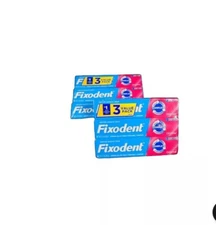 [LOT OF 2] Fixodent Complete Original Denture Adhesive Cream, 2.4oz - 3 Pk #5t1y