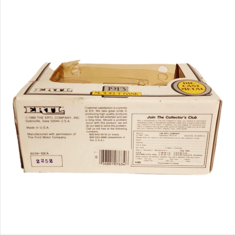Modelo T 1913 Die Cast Bank Mills Fleet Farm por Ertl 1992 Bank Foto 3 de 4