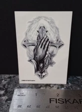 Vintage Religion Aztlan Lowrider Vending Machine Sticker Tattoo 2000 Praying