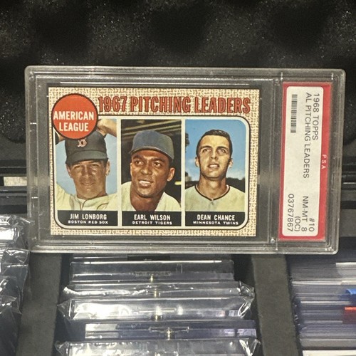1968 American League 1967 Pitching Leaders [Lonborg on Back] #10