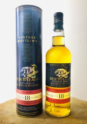 18 Jahre old Dalmore Whisky 46.0 % Vol extrem seltene Flasche von Dun Bheagan