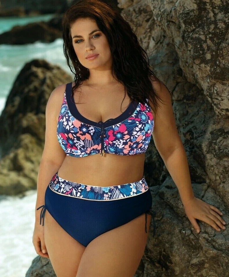 Eleganter Big Cup,Übergrößen Soft Bikini Self Gr.40-52 Cups C-H(Mod.533 D20 )Neu - Bild 2 von 2