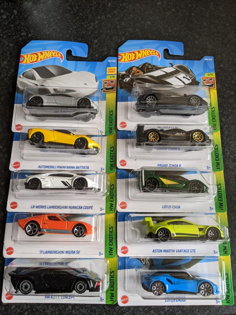 Hot wheels まとめ売り Hot Wheels 2022 HW Exotics Full Set Of 10: Zonda,Lotus,Lamborghini