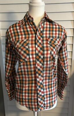 Levi s Shirt Multicolor PetiteSize 14 Vintage 70 s Or 80 s Fall Clothing  Winter