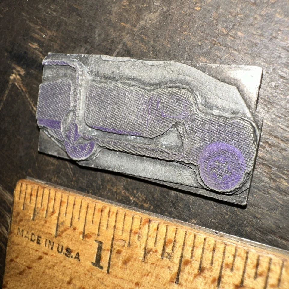 Printing Block ( Old Truck ) Needs Wood Block - Image 4 of 4