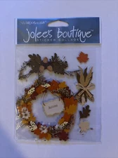 Jolee's Fall Autumn Wreath Scrapbooking Stickers