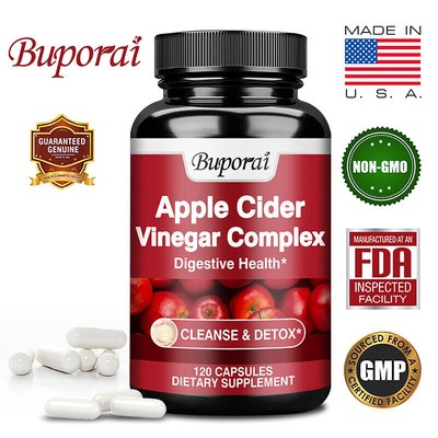 Apfelessig 1000mg - Cayennepfeffer - Abnehmen, Fatburner   Detox