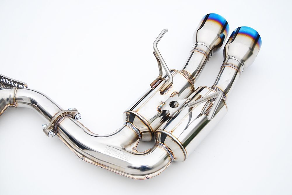 INVIDIA GEMINI R400 Quad Titanium Tip Catback Exhaust for Subaru