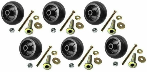 6-Pack Deck Wheels For Toro & Exmark Zero-Turn Mowers - Replaces 109-9011, 116-9981, 1033168, 1034051