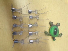 NEW Lot of 10 Mcmahan Neon Glass Tube Supports, 52B, 1 3/4"